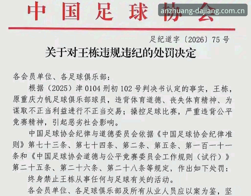 中国足协第三批禁足名单完整解读指南——大江体育平台带你看清足坛反腐风暴全貌
